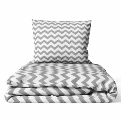 135/100 cm. Ankras 2 daļu gultas veļas komplekts "Zigzagi"