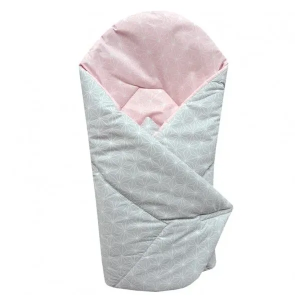 Ankras aploksne 80/80 cm, "Rombas", pelēki rozā