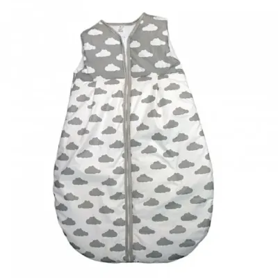 Ankras vokelis/miegmaišis "Debesėliai", pilka, 62-74 cm.