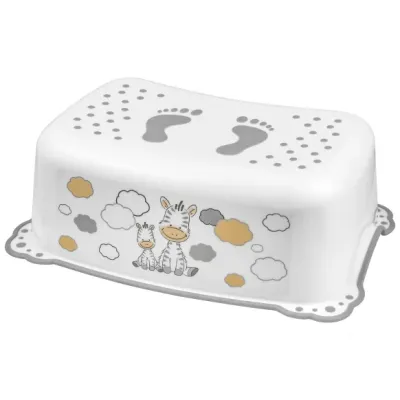 Maltex laiptelis, neslystantis, Zebra, baltas, balta gumytė, 6913