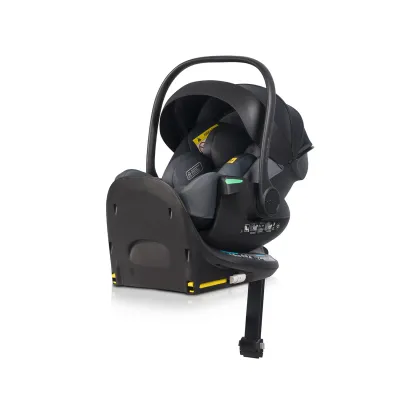 Pasisukanti, gulima autokėdutė su isofix baze Easy go Buz Pro Xtd I-size 0-13, Granito