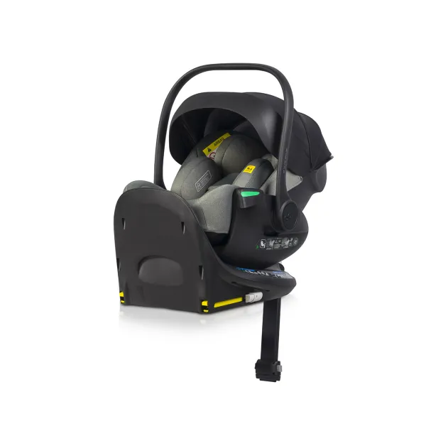 Pagriežams, guļus autokrēsls ar isofix bāzi Easy go Buz Pro Xtd I-size 0-13, Greener