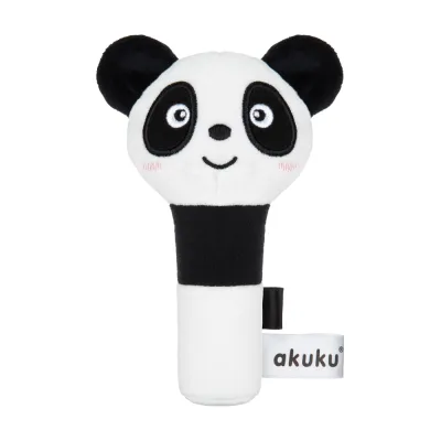 Akuku minkštas pliušinis žaisliukas/ barškutis Panda, A0706