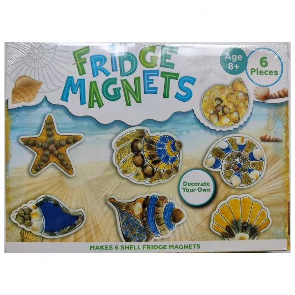 Shells šaldytuvo magnetų kūrybinis rinkinys, kriauklės