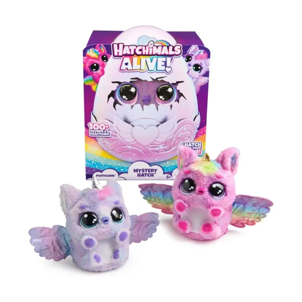 Spin Master 6069132 Hatchimals Alive Wykluwające Się Jajko Pufficorn