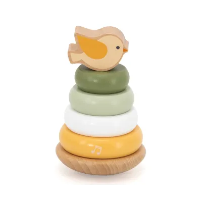 Viga 44298 PolarB Drewniana wieża do układania – Ptaszek