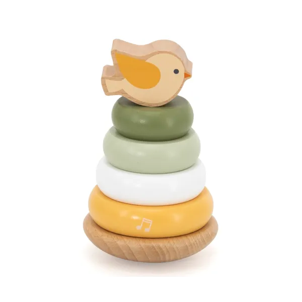 Viga PolarB medinė piramidė paukščiukas, 44298