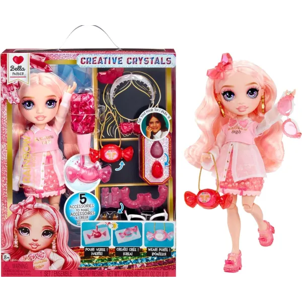 MGA 121367 Rainbow High Creative Crystals Modna Lalka Bella