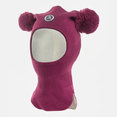 Huppa merino vilnos šalmukas Coco 7, Burgundy, XS 43-45 cm