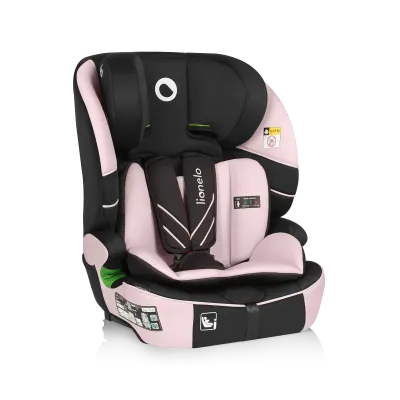 Autokėdutė Lionelo Levi Fix I-size sofix 9-36 kg., Pink baby