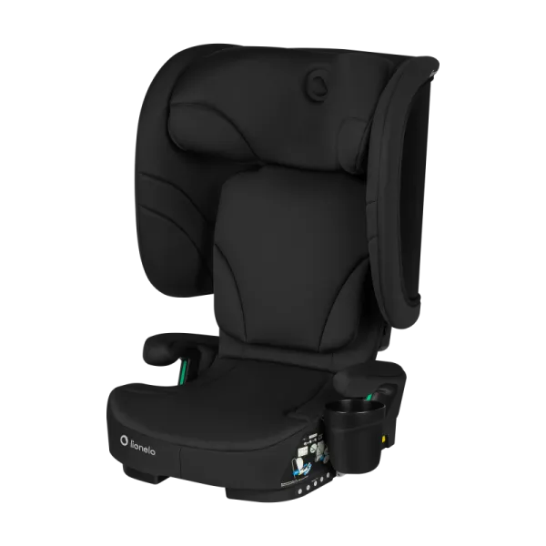 Sulankstoma autokėdutė Lionelo Orin I-size isofix 15-36 kg., Black carbon