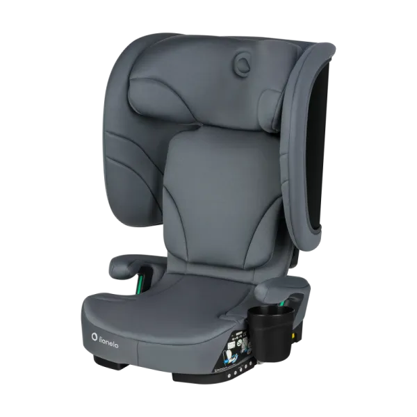 Sulankstoma autokėdutė Lionelo Orin I-size isofix 15-36 kg., Grey graphite