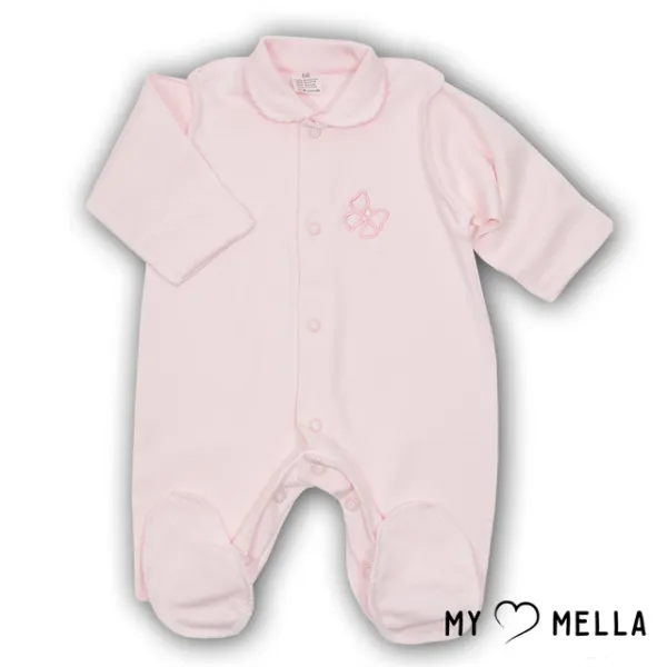 Rāpuļtērps ar uz āru vērstām šuvēm, rozā, 56 cm.