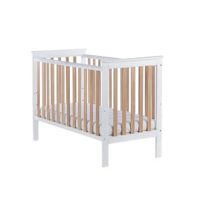 Drewex Cozy Fox lovytė, nuleidžiamu šonu, balta/bukas