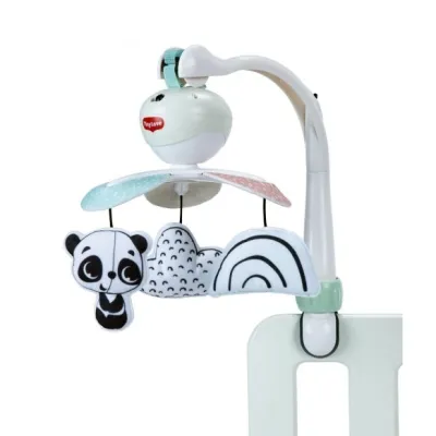 Tiny Love daugiafunkcinė kelioninė karuselė, juoda-balta