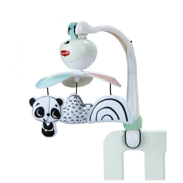 Tiny Love daugiafunkcinė kelioninė karuselė, juoda-balta