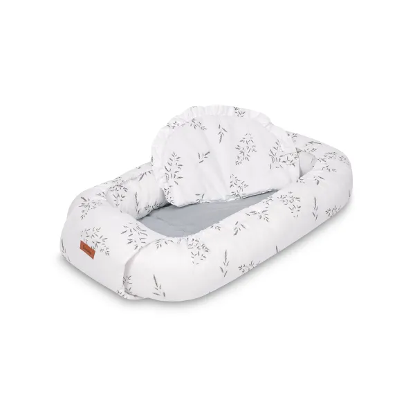 Sensillo lizdelis 80x45 cm. Balta/Pilka