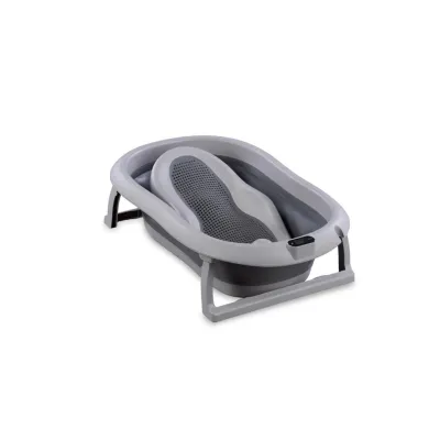 Sulankstoma vonia Bath & Care su termometru ir gultuku, Dark
