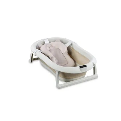 Sulankstoma vonia Bath & Care su termometru, Beige