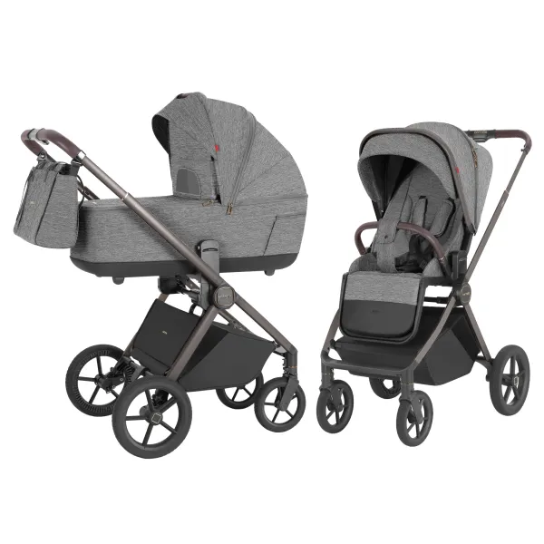 2in1 vežimėlis Carrello Ultra CRL-6527, Metal grey