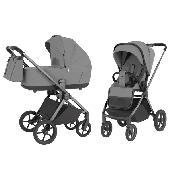 2in1 vežimėlis Carrello Ultra CRL-6527, Silk grey