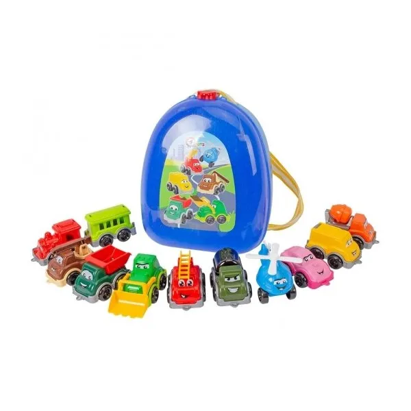Technok mini mašinėlių rinkinys kuprinėje