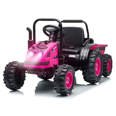 Elektrinis traktorius Milly Mally Farmer, Pink