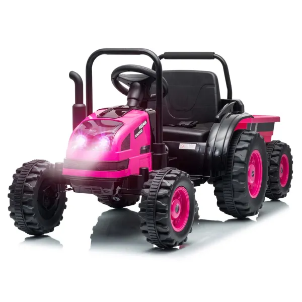 Elektrinis traktorius Milly Mally Farmer, Pink