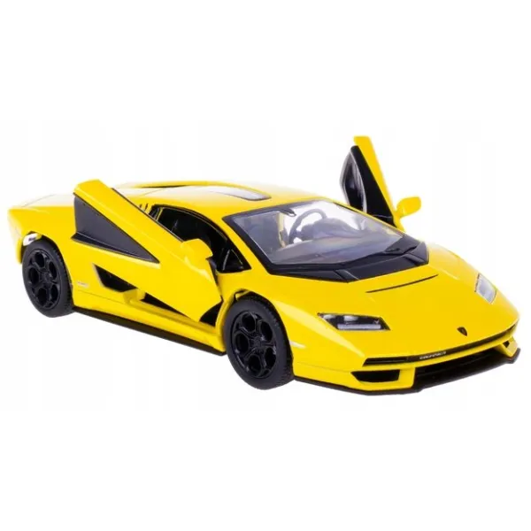 KiNSMART automobilis, Lamborghini Countach LPI 800-4, geltonas