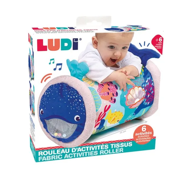 LUDI kūdikių volelis, banginis, L30149