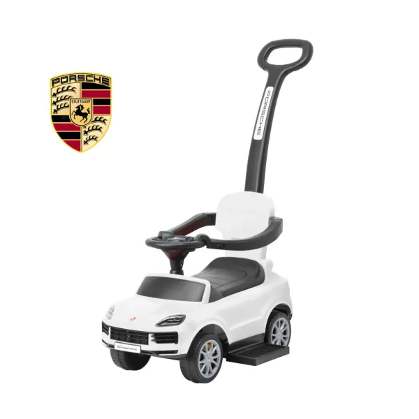 Milly Mally paspiriama mašinėlė su stūmimo rankena Porsche Cayenne, White