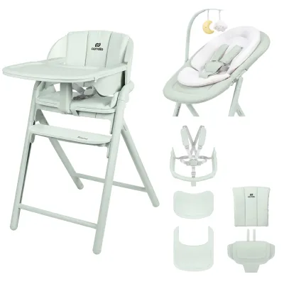 3in1 maintimo kėdutė ir gultukas Carrello Tenero, Elysium green