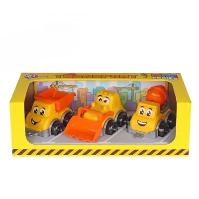Technok mini statybos transporto rinkinys, 3 vnt.