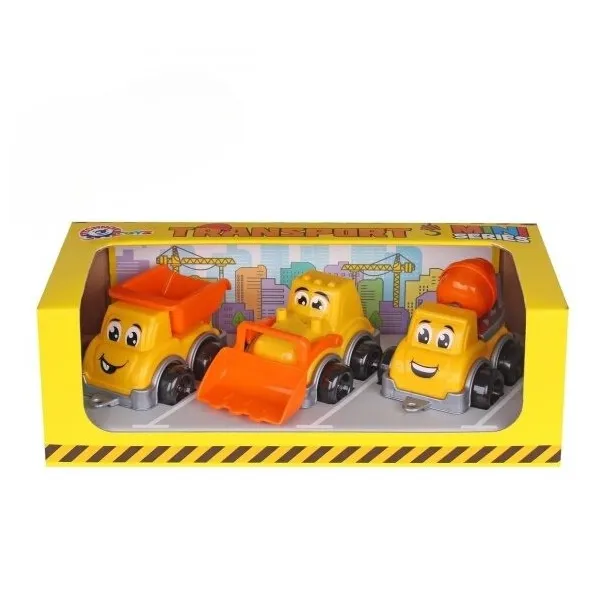 Technok mini statybos transporto rinkinys, 3 vnt.