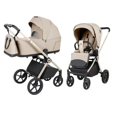 Susilankstantis su lopšiu 2in1 Carrello Ultra F CRL-6556, Polar beige