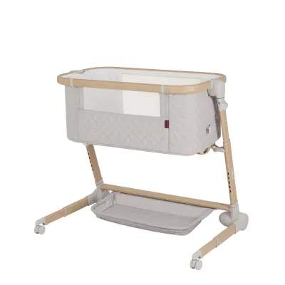 Supamas ir sulankstomas lopšiukas Carrello Salsa, Velora Grey