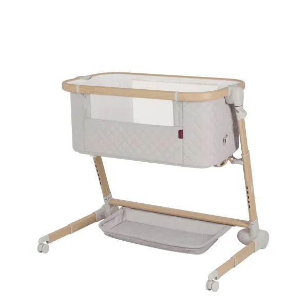 Supamas ir sulankstomas lopšiukas Carrello Salsa, Velora Grey