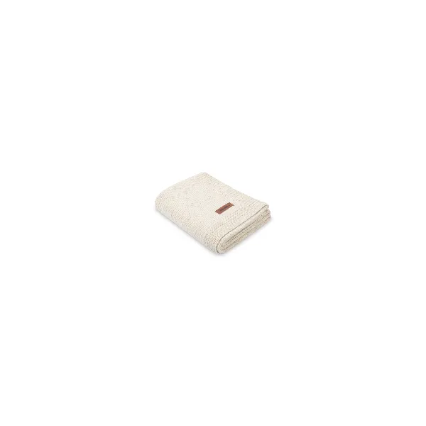 Sensillo merino vilnos pledukas Melange 90x70 cm., light beige