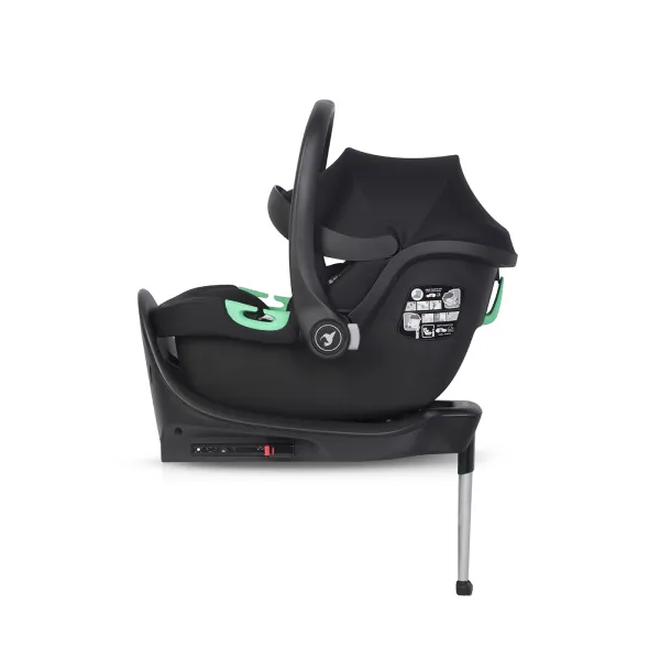 Autokėdutė su baze Colibro Petit Pro I-size, 0-13 kg. Onyx