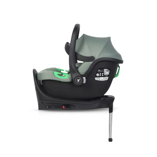 Autokėdutė su baze Colibro Petit Pro I-size, 0-13 kg. Pine