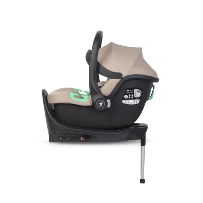 Autokėdutė su baze Colibro Petit Pro I-size, 0-13 kg. Camel