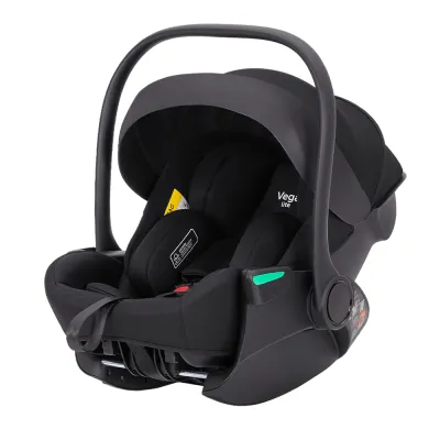 Autokėdutė su gulima padėtimi Carrello Vega Lite I-size 0-13, Black
