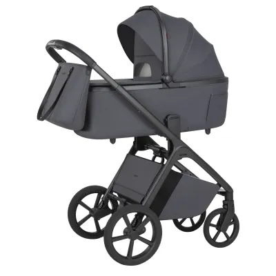 Susilankstantis su lopšiu 2in1 Carrello Vector F CRL-6700, Ample Grey