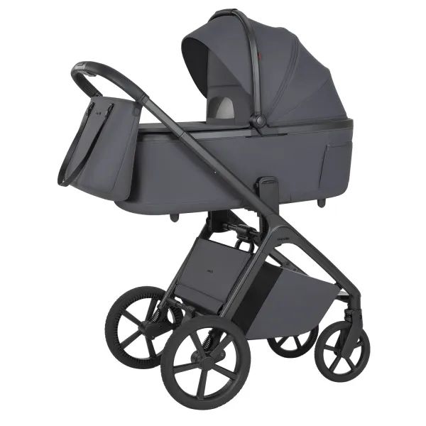 Susilankstantis su lopšiu 2in1 Carrello Vector F CRL-6700, Ample Grey