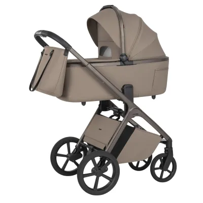 Susilankstantis su lopšiu 2in1 Carrello Vector F CRL-6700, Flannel Beige