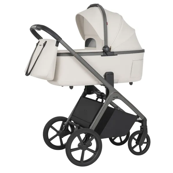 Susilankstantis su lopšiu 2in1 Carrello Vector F CRL-6700, Zephyr Beige