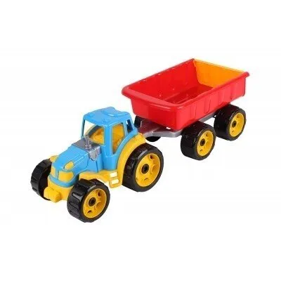 Technok traktorius su priekaba 54 cm.