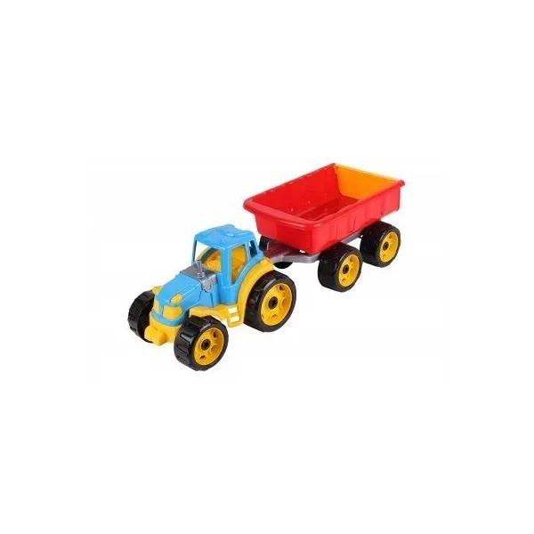 Technok traktorius su priekaba 54 cm.