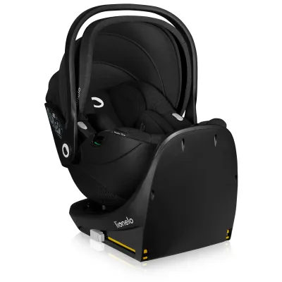 360° pasisukanti autokėdutė Lionelo Moxie I-size set, Black carbon
