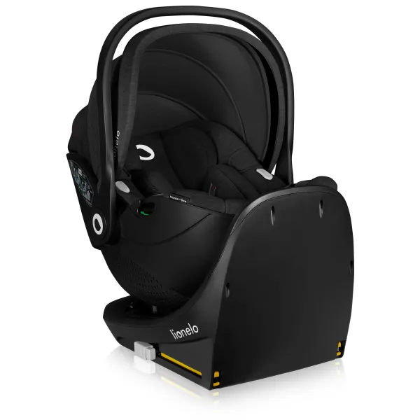 360° pasisukanti autokėdutė Lionelo Moxie I-size set, Black carbon
